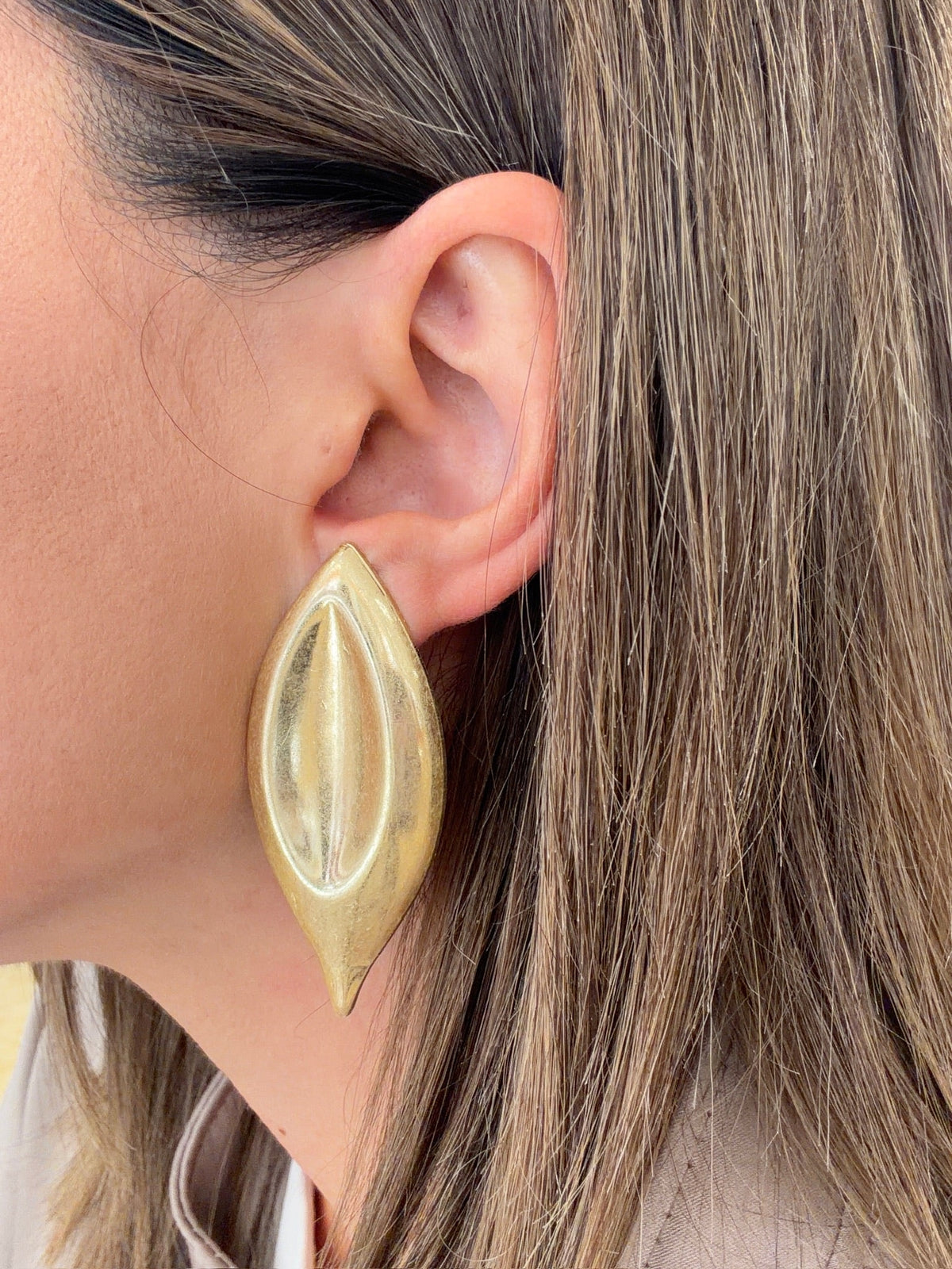 Susana | Pendientes alargados - Dorado