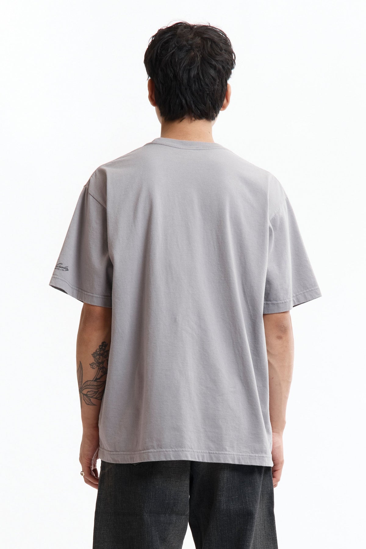 **Camiseta NH AW25 de Manga Corta – Gris**