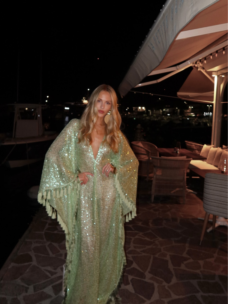 zabri Shinny Dress
