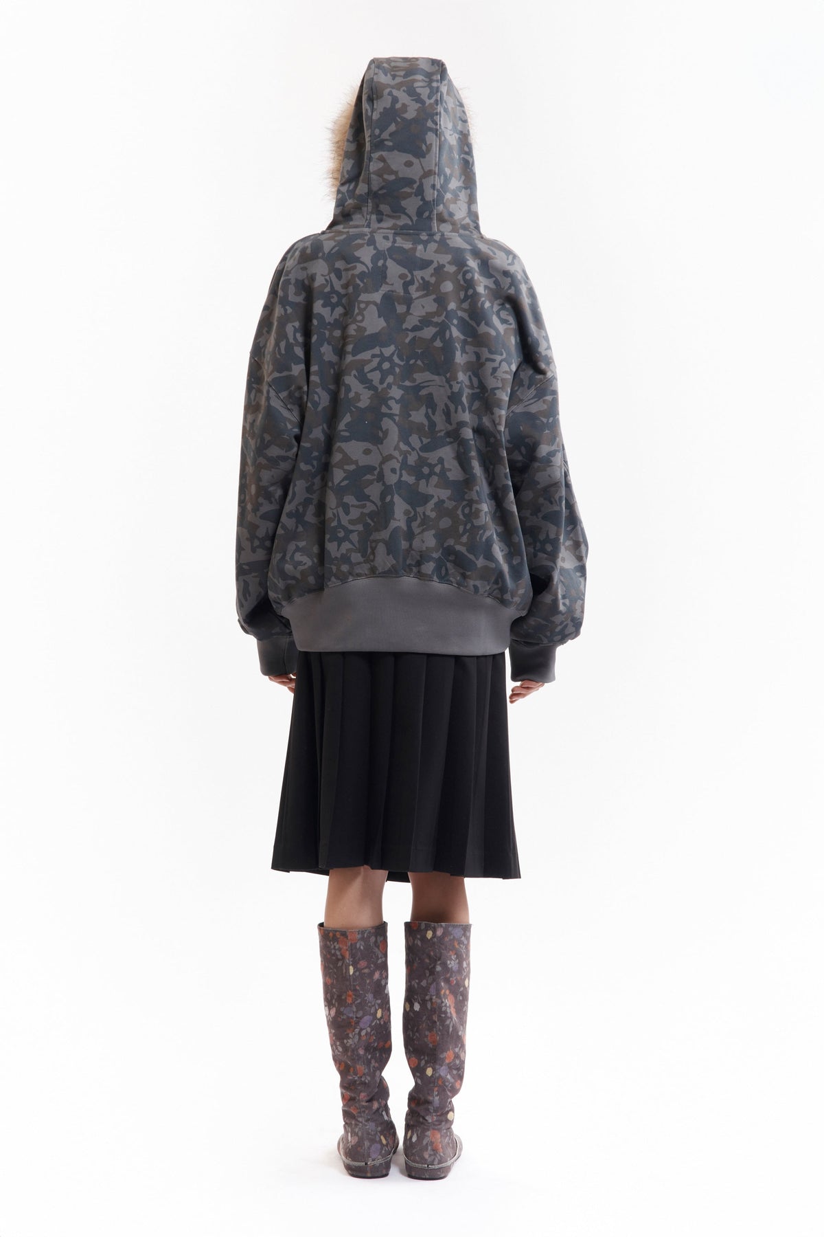 Sudadera ABC con Capucha, Pelo Sintético y Cremallera