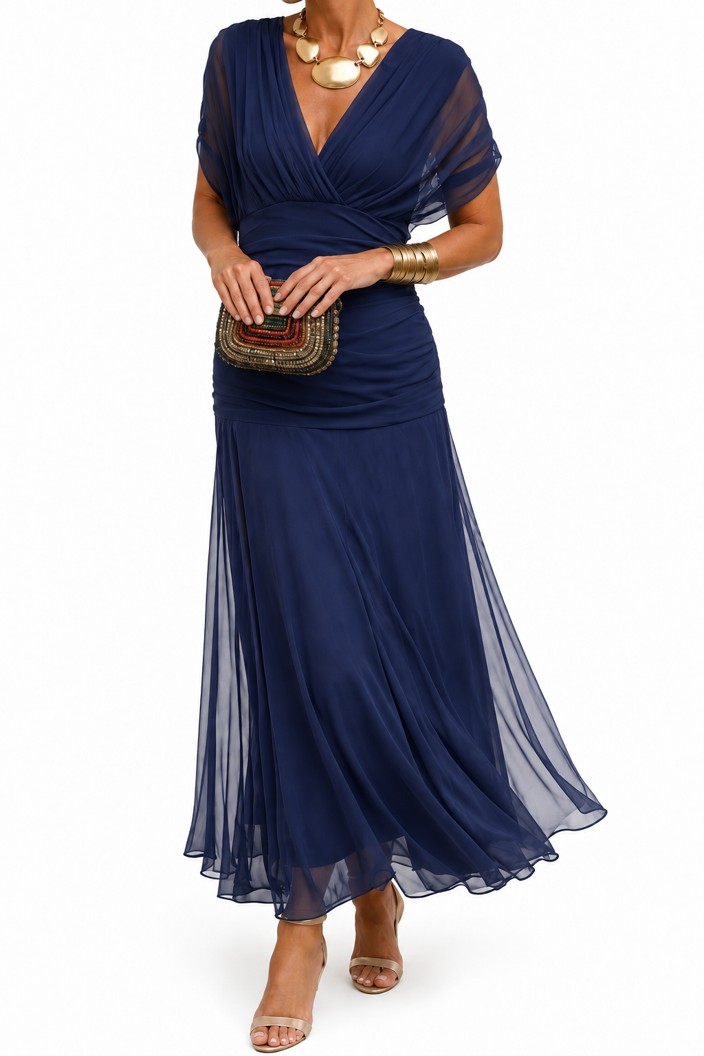 Manira | Vestido largo con hombros descubiertos