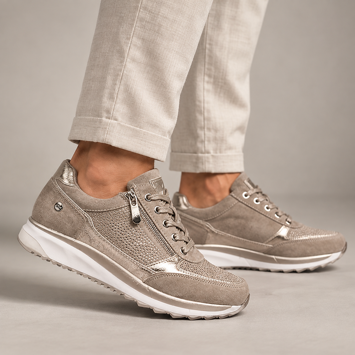 Elena | Zapatos cómodos con cremallera