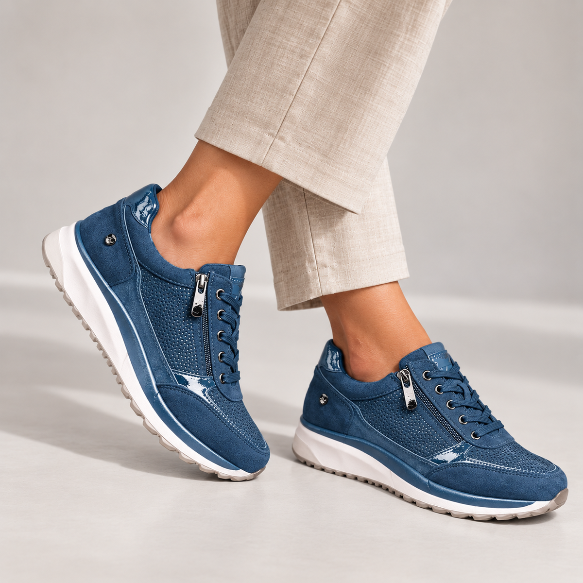 Elena | Zapatos cómodos con cremallera