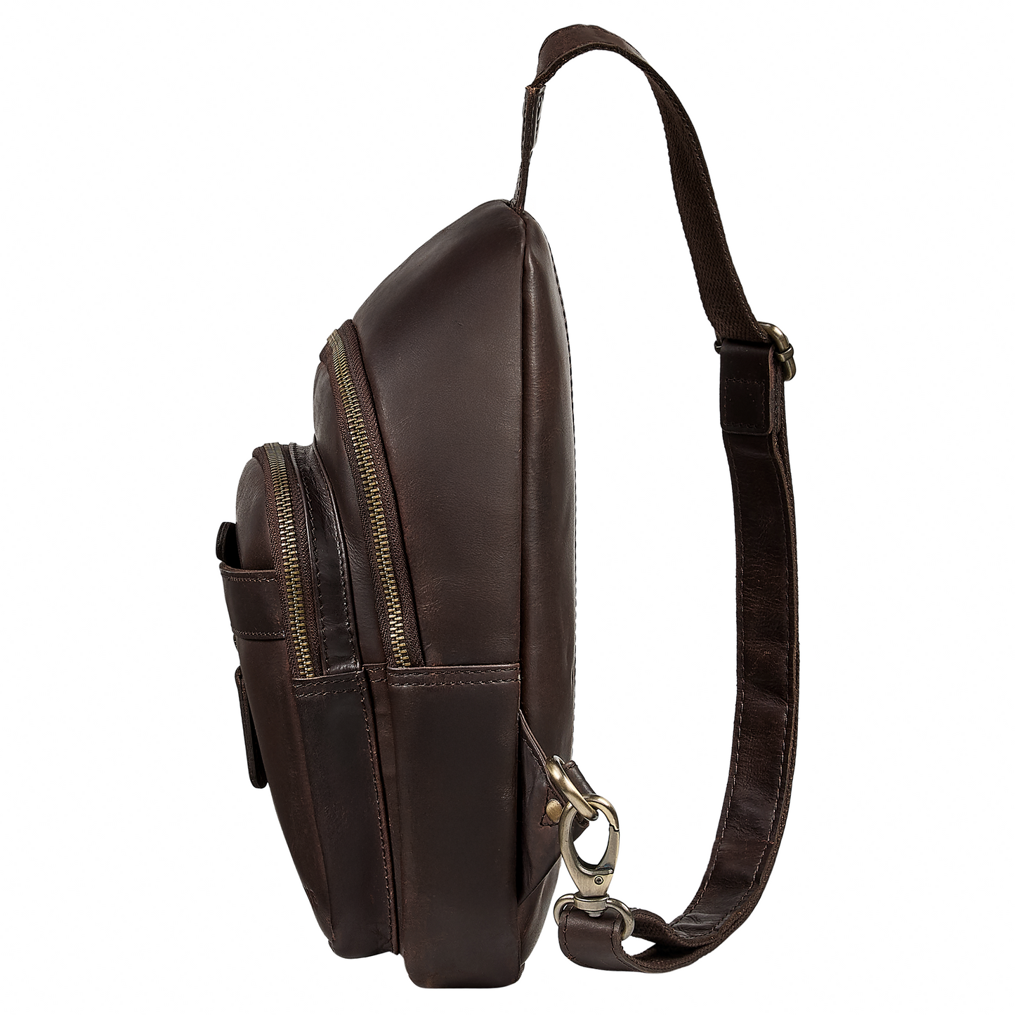 "Montego" 2 En 1 Grande Bolso Pecho Hombre de Piel Genuino