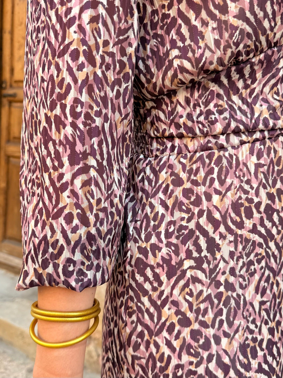 Alba | Vestido midi estampado - Buganvilla