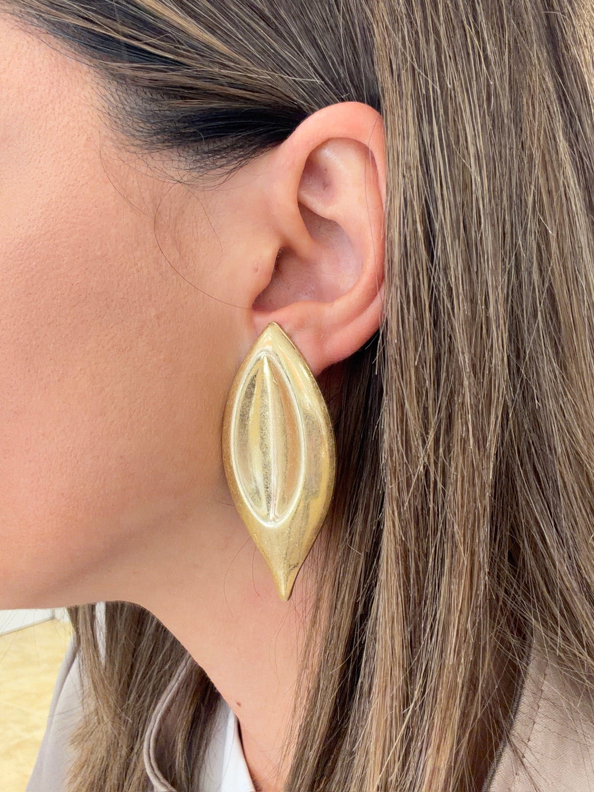 Susana | Pendientes alargados - Dorado