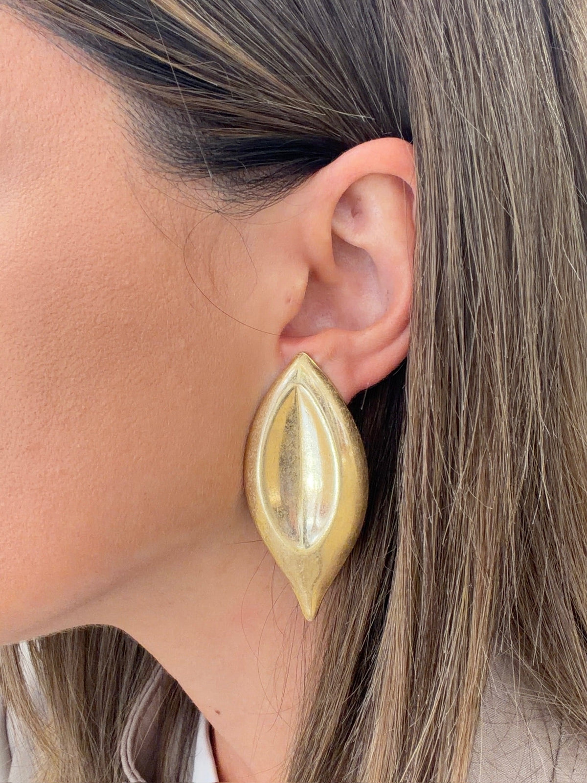 Susana | Pendientes alargados - Dorado