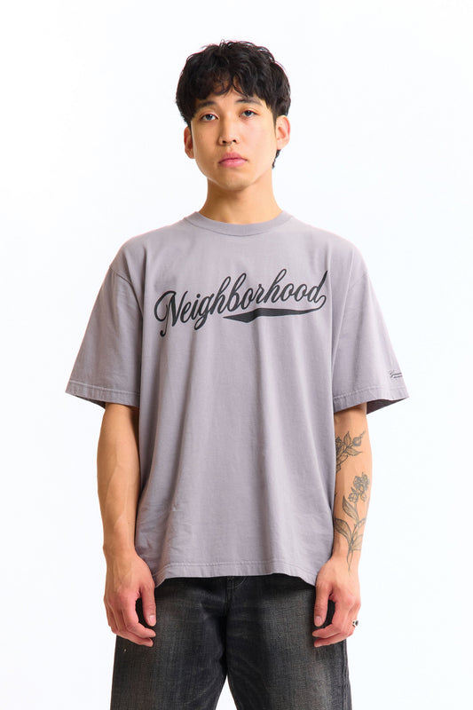 **Camiseta NH AW25 de Manga Corta – Gris**