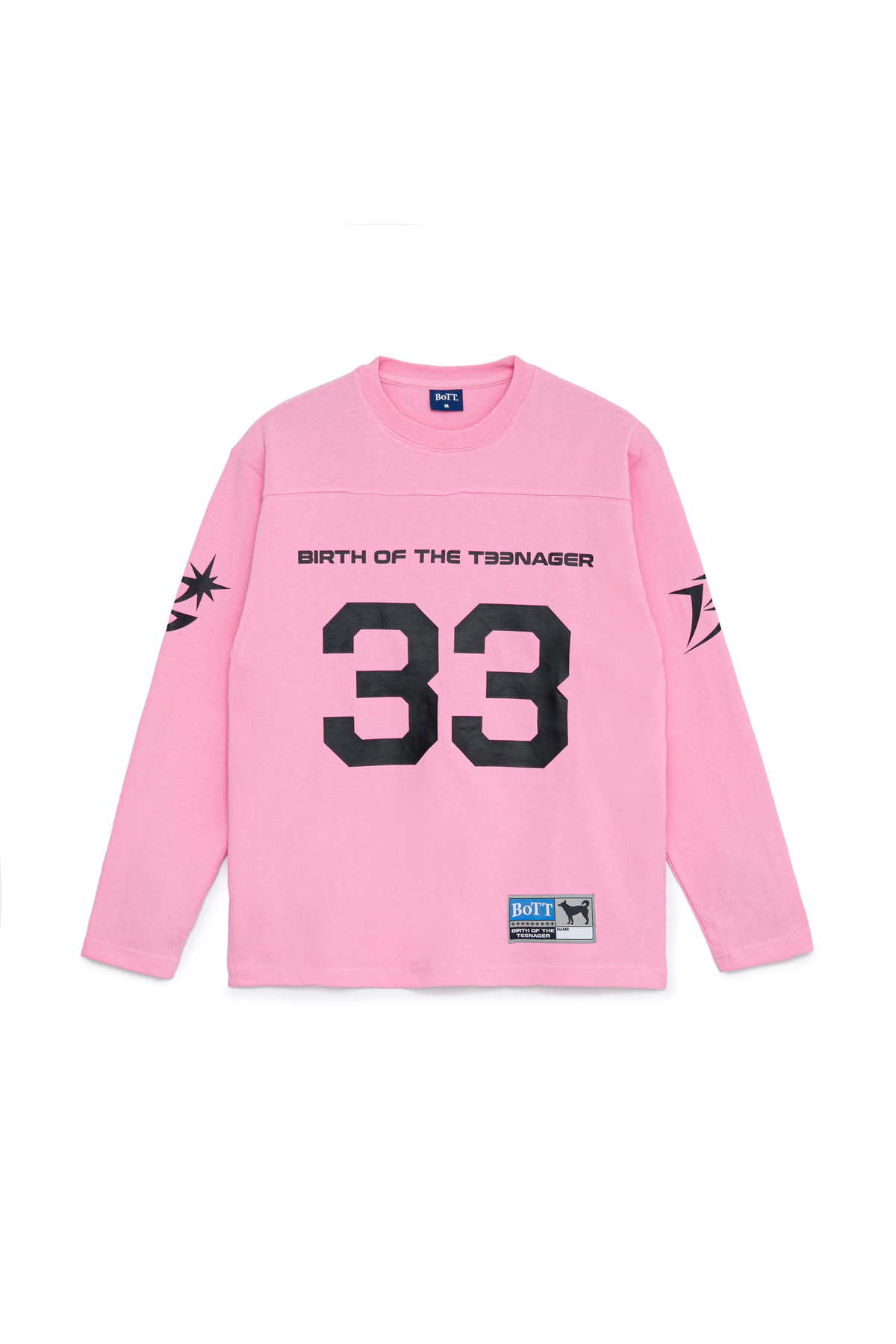 Cotton Football Shirt Pink