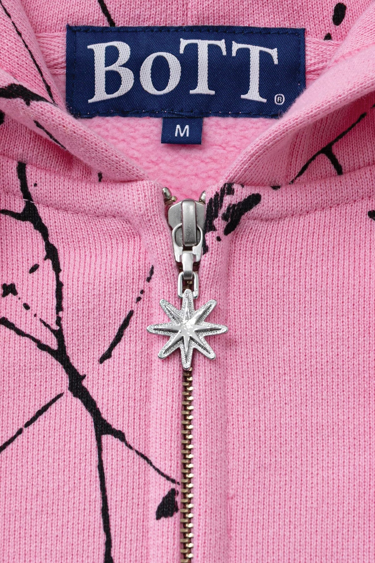 Sudadera Shattered con Capucha y Cremallera – Rosa