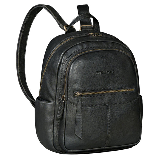 "Lisa" Mochila Mujer Piel Mediana Para Tablet 13 Pulgadas