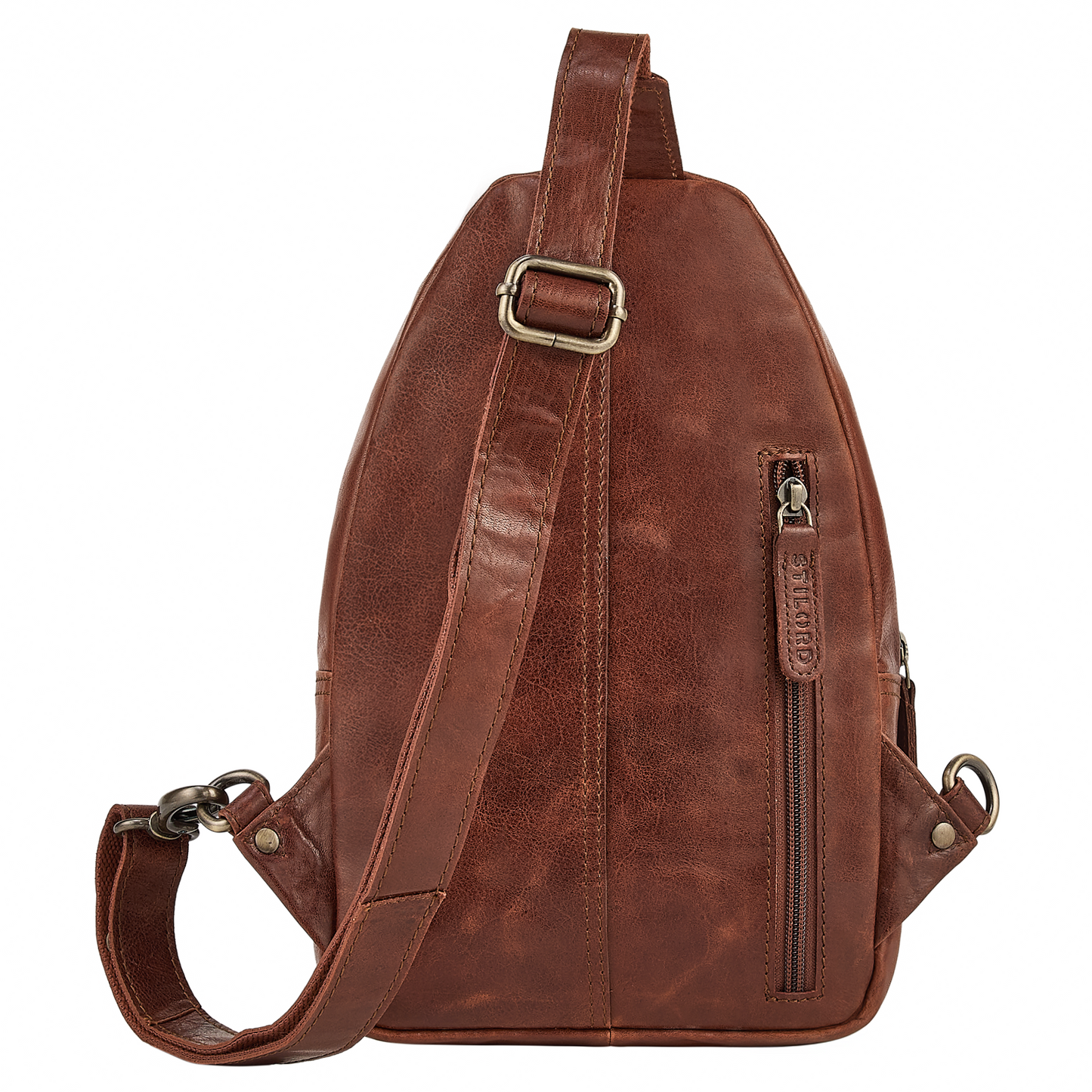 "Montego" 2 En 1 Grande Bolso Pecho Hombre de Piel Genuino