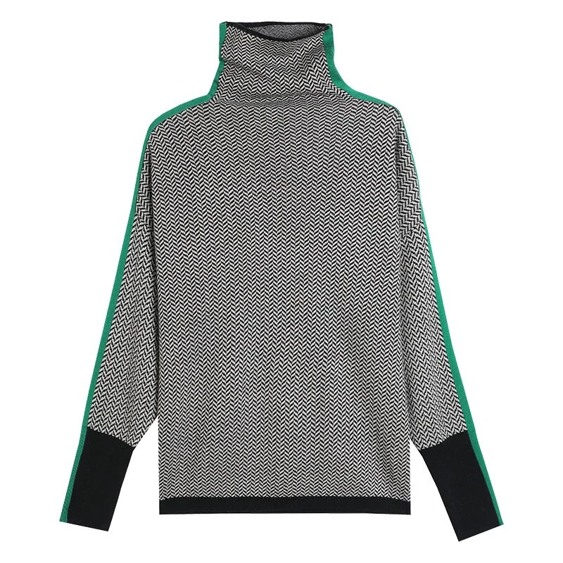 jessika-Jersey de cuello alto Jess