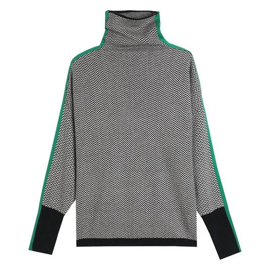 jessika-Jersey de cuello alto Jess