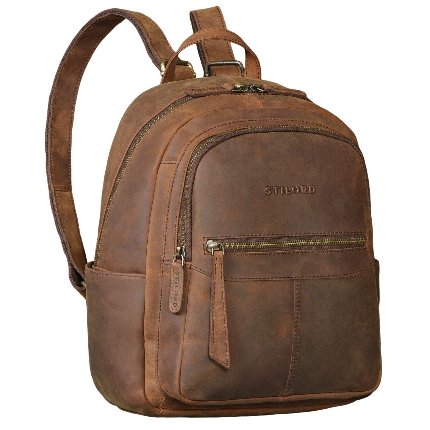 "Lisa" Mochila Mujer Piel Mediana Para Tablet 13 Pulgadas