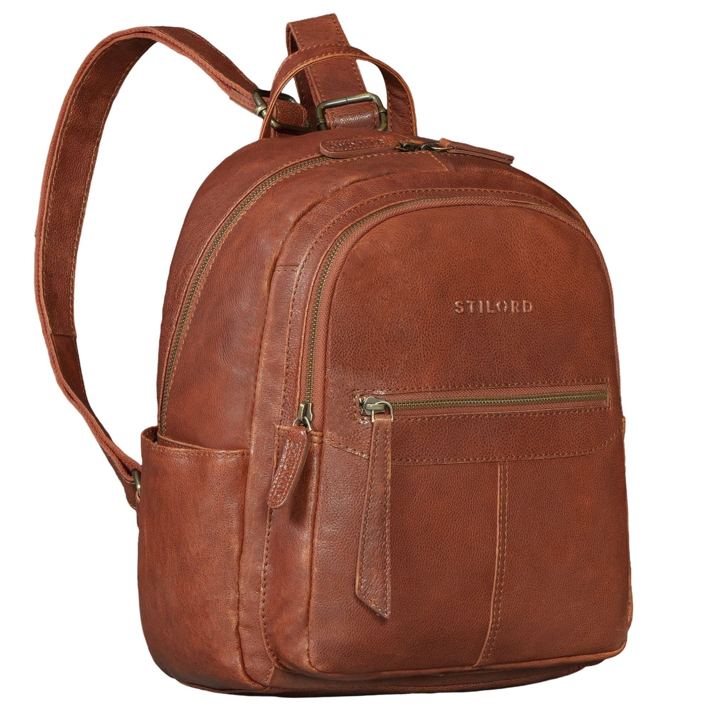 "Lisa" Mochila Mujer Piel Mediana Para Tablet 13 Pulgadas