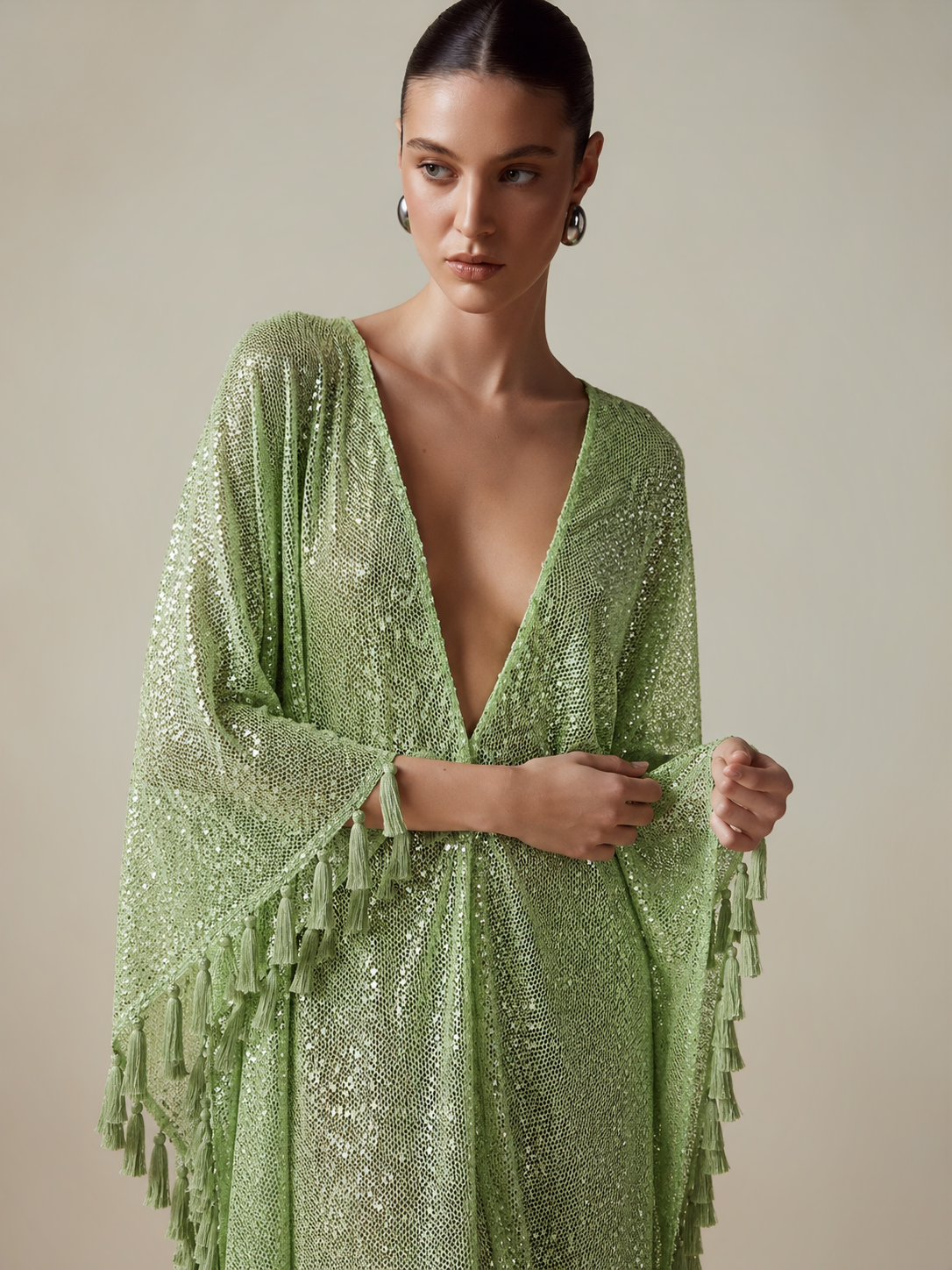 zabri Shinny Dress