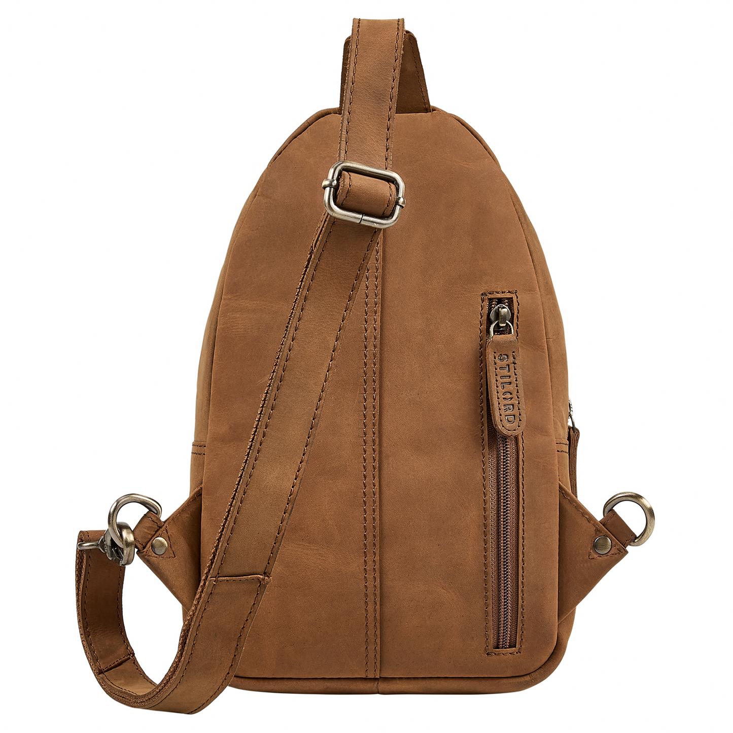 "Montego" 2 En 1 Grande Bolso Pecho Hombre de Piel Genuino