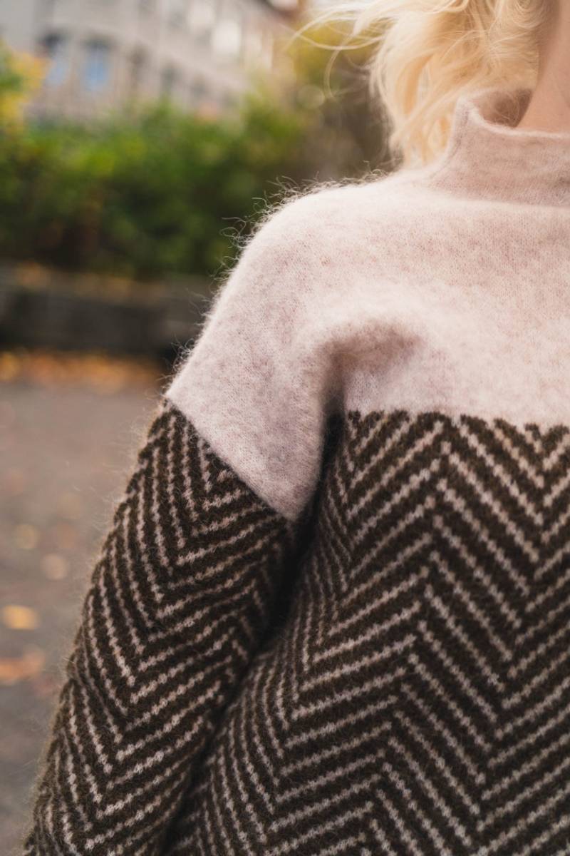 ADELIE | Jersey de cuello alto en punto fino
